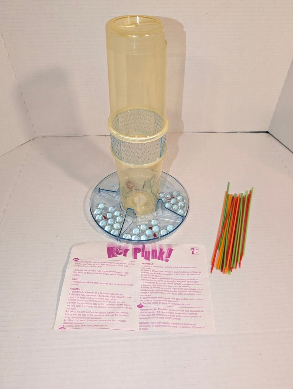 Vintage 1967 KerPlunk Game by Ideal Made In USA No Box